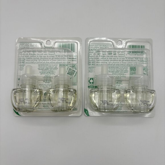 Air Wick Plug In Scented Oil 2pk Refill, Peach & Sweet Nectar Limited Edition x2 - Picture 2 of 2